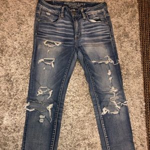 AE Distressed Jeggings